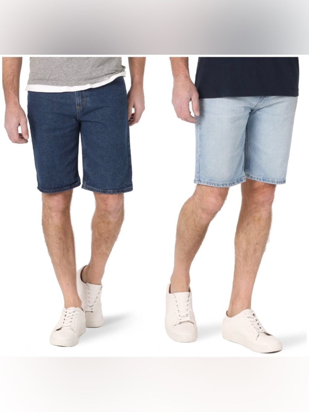2 PAIRS: Wrangler Men's 5 Pocket Denim Shorts! Size 38.